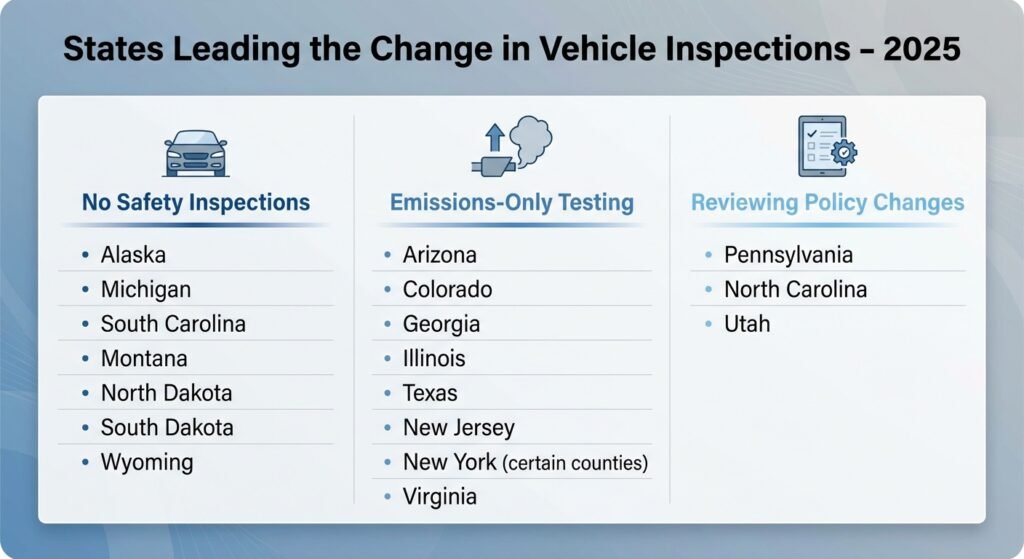 States Phasing Out Mandatory Vehicle Inspections Why It’s Happening in 2025