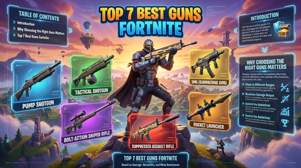 Best Guns Fortnite 7 Powerful Weapons for Easy Victory