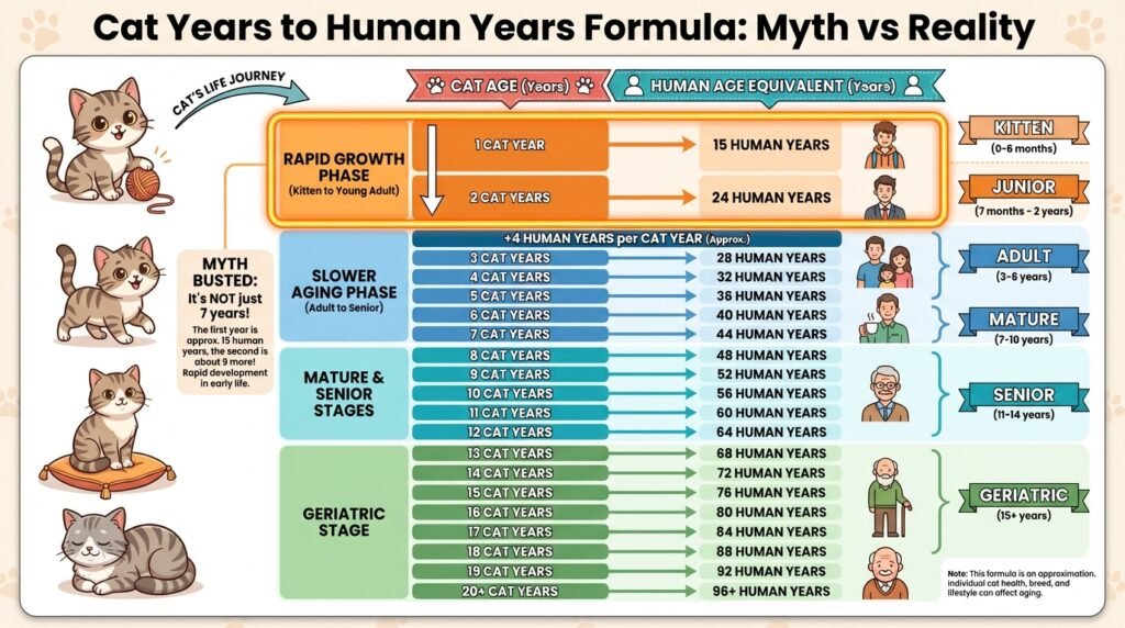 Cat Years to Human Years