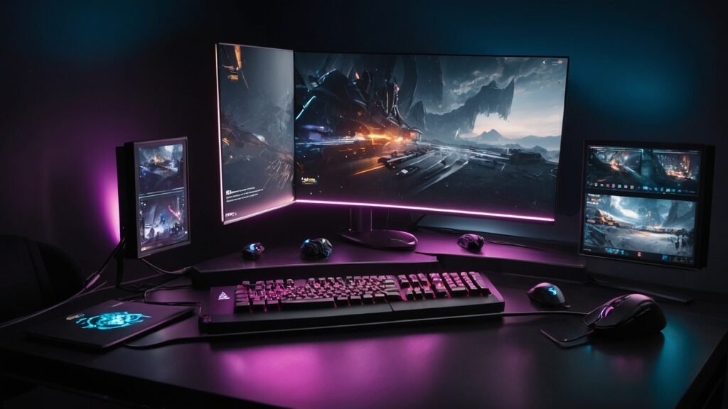 Gaming Desk Setup
