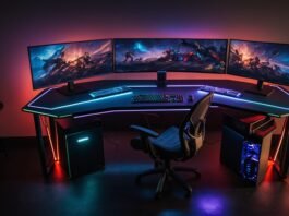 Gaming Desk Setup