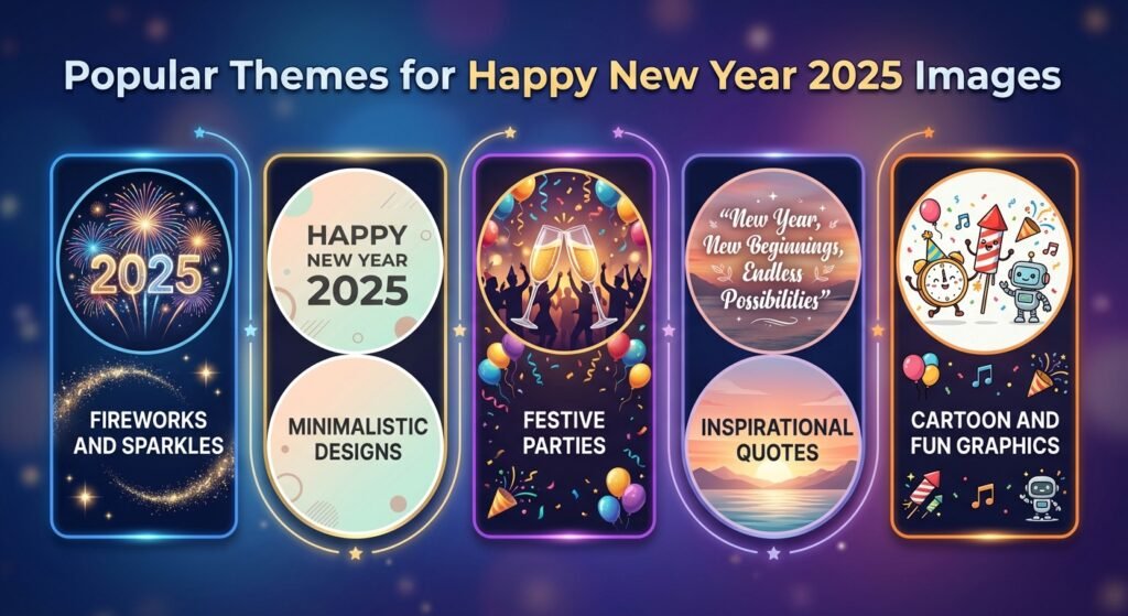 Popular Themes for Happy New Year 2025 Images